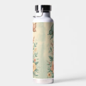 かわいい，ヴィンテージイースターバニー&シック ウォーターボトル (右面)