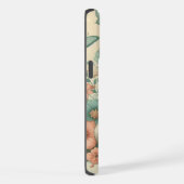 かわいい，ヴィンテージイースターバニー&シック iPhoneケース (右側面)