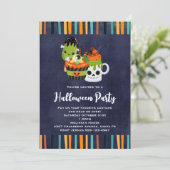 かわいい＆不気味なハロウィンパーティ 招待状 (スタンド正面)