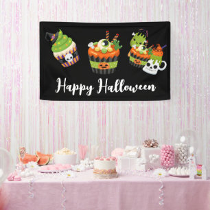 かわいい&不気味なハロウィーントリート 横断幕
