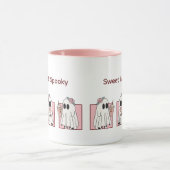 かわいい&不気味ハロウィーンマグ – かわいい幽霊 マグカップ (中央)