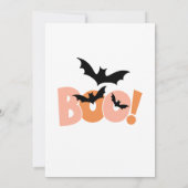 かわいい&不気味ハローウィンパーティ招待状 招待状 (裏面)