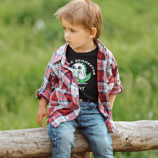 かわいい,不気味恐竜,名前をカスタムする,ハロウィーン ベビーTシャツ