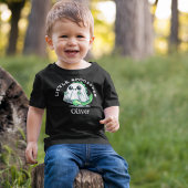 かわいい,不気味恐竜,名前をカスタムする,ハロウィーン ベビーTシャツ