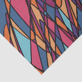 かわいい&予測できな海ウェーブ抽象芸術イラストレーション 薄葉紙 (詳細)