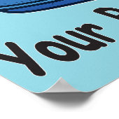 かわいい「今日は脳みそを詰めたか?」 脳のパン ポスター (角)