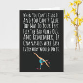 かわいい 体操 ビーム カード こども パーティ (黄色い花)