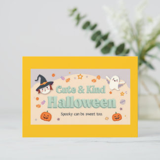 🧡 ✨ 「かわいい&優しいハロウィン」コレクション 🎃🌿 招待状