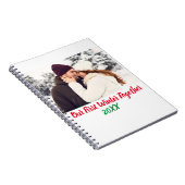 かわいい 写真とテキストのカスタム 現代風 ノートブック (右側)