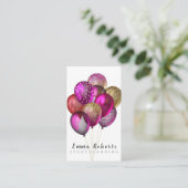 かわいい《写真》ぼけ味とバラ金ゴールドシークインイベントプランナーBusi 名刺 (スタンド正面)