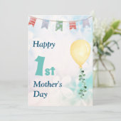 かわいい 初の母の日カード シーズンカード (スタンド正面)