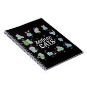 かわいい〔占星術の〕十二宮図サイン猫好き星占い ノートブック (右側)