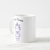 かわいい 可愛い 獣医 獣医師 ユーモア 動物ケア 面白い コーヒーマグカップ (正面左)