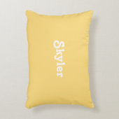 "かわいい"名カスタマイズ前- light orange accent pillow アクセントクッション (正面(垂直))