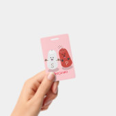 かわいい！塩とこしょうの入れ物アニメキャラ バッジ (手持ち)