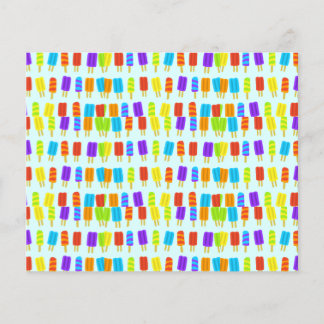 かわいい 夏のポップシクル アイスクリーム キュート kawaii  レ チラシ