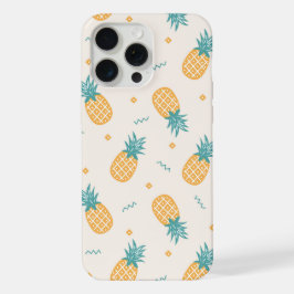 かわいい 夏 パイナップル アナナス 柄 iPhone 15 PRO MAXケース