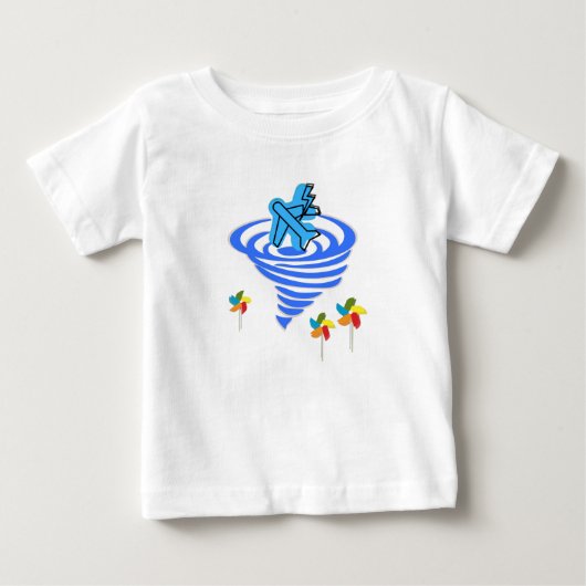 かわいい 夏 赤ちゃん  ベビーTシャツ (正面)