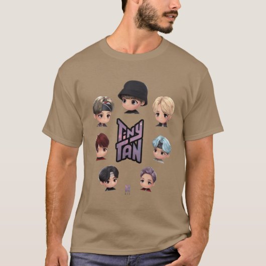 かわいい 小さな 茶色のギフト Tシャツ (正面)