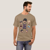 かわいい 小さな 茶色のギフト Tシャツ (正面フル)