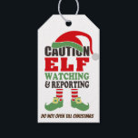 かわいい「小妖精や小人見る/クリスマスデザインパーソナライズされた/Christmas ギフトタグ<br><div class="desc">キュートなクリスマスプレゼントラベル特集小妖精や小人デザイン。前面と背面のコピーをカスタマイズする。</div>