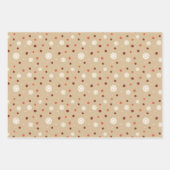 かわいい&居心地の良いギフトラッピング紙-デザインセット4 ラッピングペーパーシート (正面)