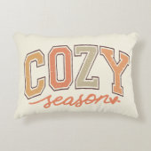 かわいい「居心地の良い季節」秋/秋の長方形 アクセントクッション (正面)