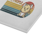 かわいい+怒った+猫好きな人 カッティングボード (角)