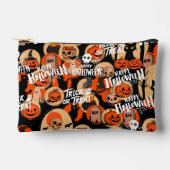  かわいい＆怖いハロウィーンの不気味な雰囲気 アクセサリーポーチ (正面)