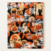  かわいい＆怖いハロウィーンの不気味な雰囲気 プランナー手帳 (裏面)