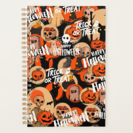 かわいい&怖いハロウィーンの不気味な雰囲気 プランナー手帳