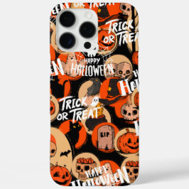 かわいい&怖いハロウィーンの不気味な雰囲気 iPhone 16 PRO MAXケース