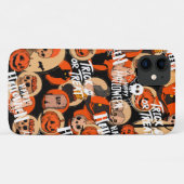 かわいい&怖いハロウィーンの不気味な雰囲気 Case-Mate iPhoneケース (裏面(横))