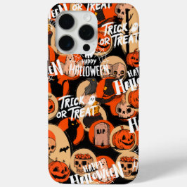 かわいい&怖いハロウィーンの不気味な雰囲気 iPhone 15 PRO MAXケース