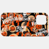  かわいい&怖いハロウィーンの不気味な雰囲気 Case-Mate iPhoneケース (裏面 (横))