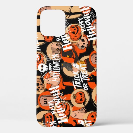 かわいい&怖いハロウィーンの不気味な雰囲気 Case-Mate iPhoneケース (裏面)