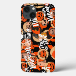かわいい&怖いハロウィーンの不気味な雰囲気 iPhone 13ケース