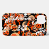  かわいい＆怖いハロウィーンの不気味な雰囲気 Case-Mate iPhoneケース (裏面 (横))