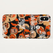  かわいい＆怖いハロウィーンの不気味な雰囲気 Case-Mate iPhoneケース (裏面(横))