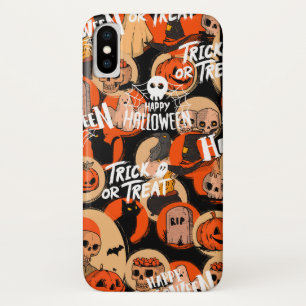 かわいい&怖いハロウィーンの不気味な雰囲気 iPhone X ケース