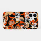  かわいい＆怖いハロウィーンの不気味な雰囲気 iPhone 16ケース (裏面横)