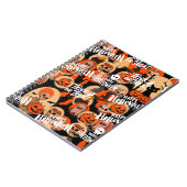 かわいい＆怖い ハロウィン スプーキーヴィブス ノートブック (左側)