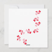 かわいい 愛してる 永遠に オーダーメイド シーズンカード (裏面)