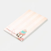 かわいい、愛らしい、おしゃれなガーリーケーキ ポストイット (アングル)