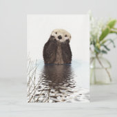 かわいい+愛らしい+ふわふわのカワウソ カード (スタンド正面)