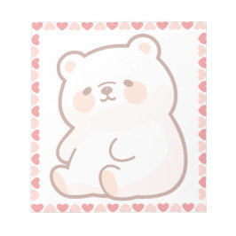 かわいい，愛，ハート，文房具 ノートパッド