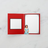 かわいい 懐かしい 看護師さん 太い血管が好きです サンキューカード (内部)