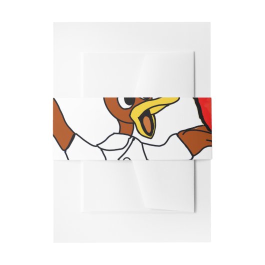 かわいい 招待状ベリーバンド (正面例)