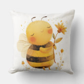 かわいい（昆虫）マルハナバチピローコージービー クッション (正面)