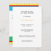 かわいい(昆虫)マルハナバチベビーシャワー招待状 招待状 (正面/裏面)